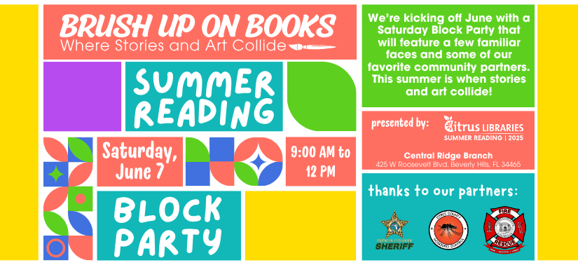 Summer Reading Block Party Kick-Off!