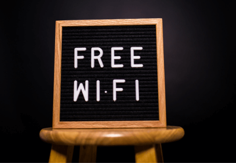 Free Wi-Fi Sign