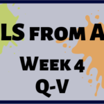 CCLS From A-Z: Week 4 Q-V