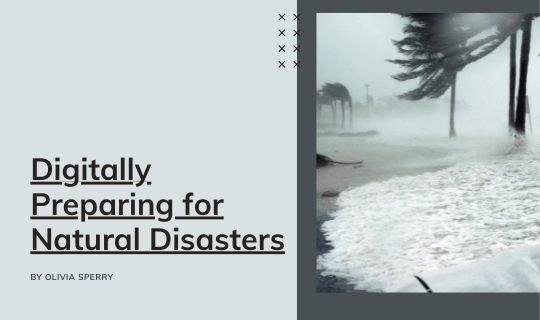 Digitally Preparing for Natural Disasters