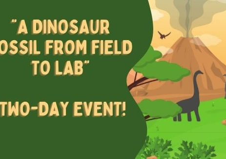 “A Dinosaur Fossil from Field to Lab” Two-Day Event!