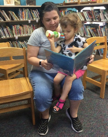 Parent reading to child