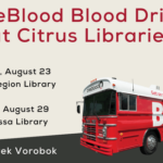 OneBlood Blood Drives at Citrus Libraries