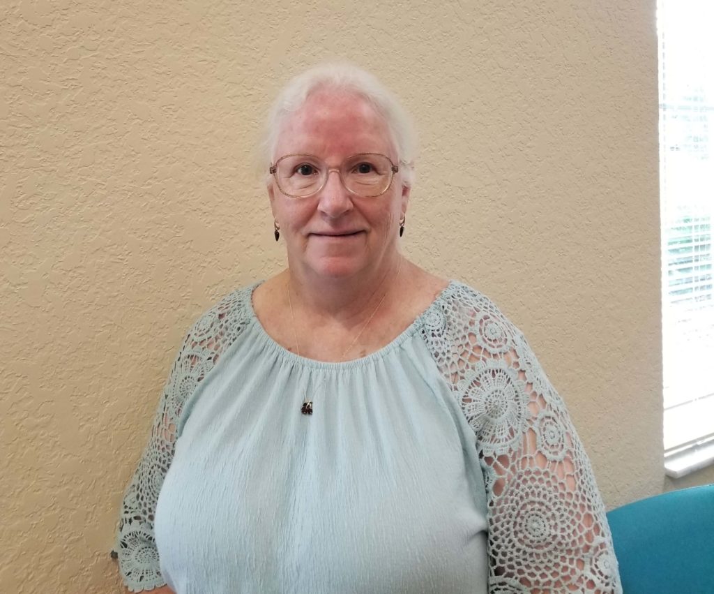 Spotlight Volunteer Denise F. Library Volunteer Denise F.