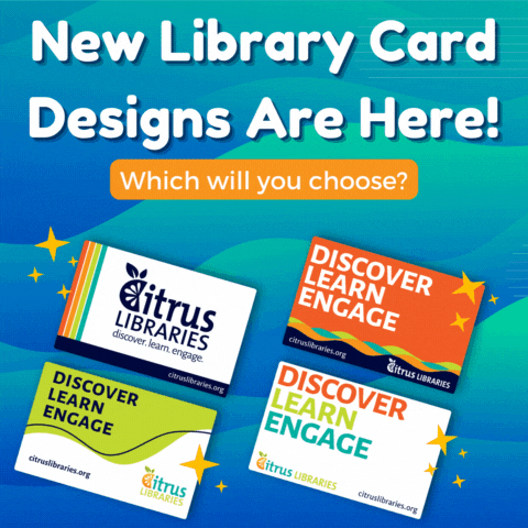 New Library Card Designs are Here! Which will you choose? New Library Card Designs are Here! Which will you choose?