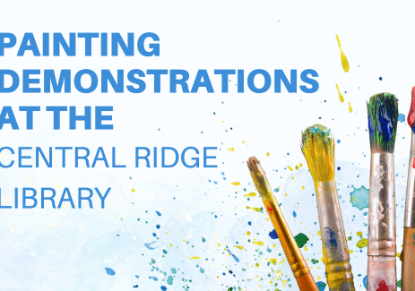 Painting Demonstrations at Central Ridge Library