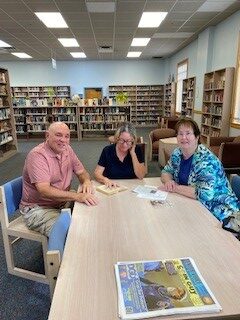 Lakes Region Library Volunteer of the month, July 2023, Bonnie A.