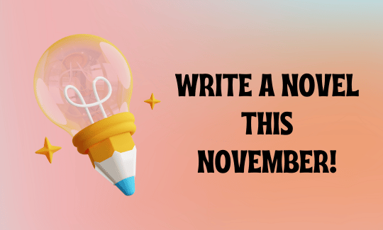 Write a Novel this November!