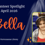 Volunteer Spotlight April 2026, Bella, a Volunteer at Homosassa Library.