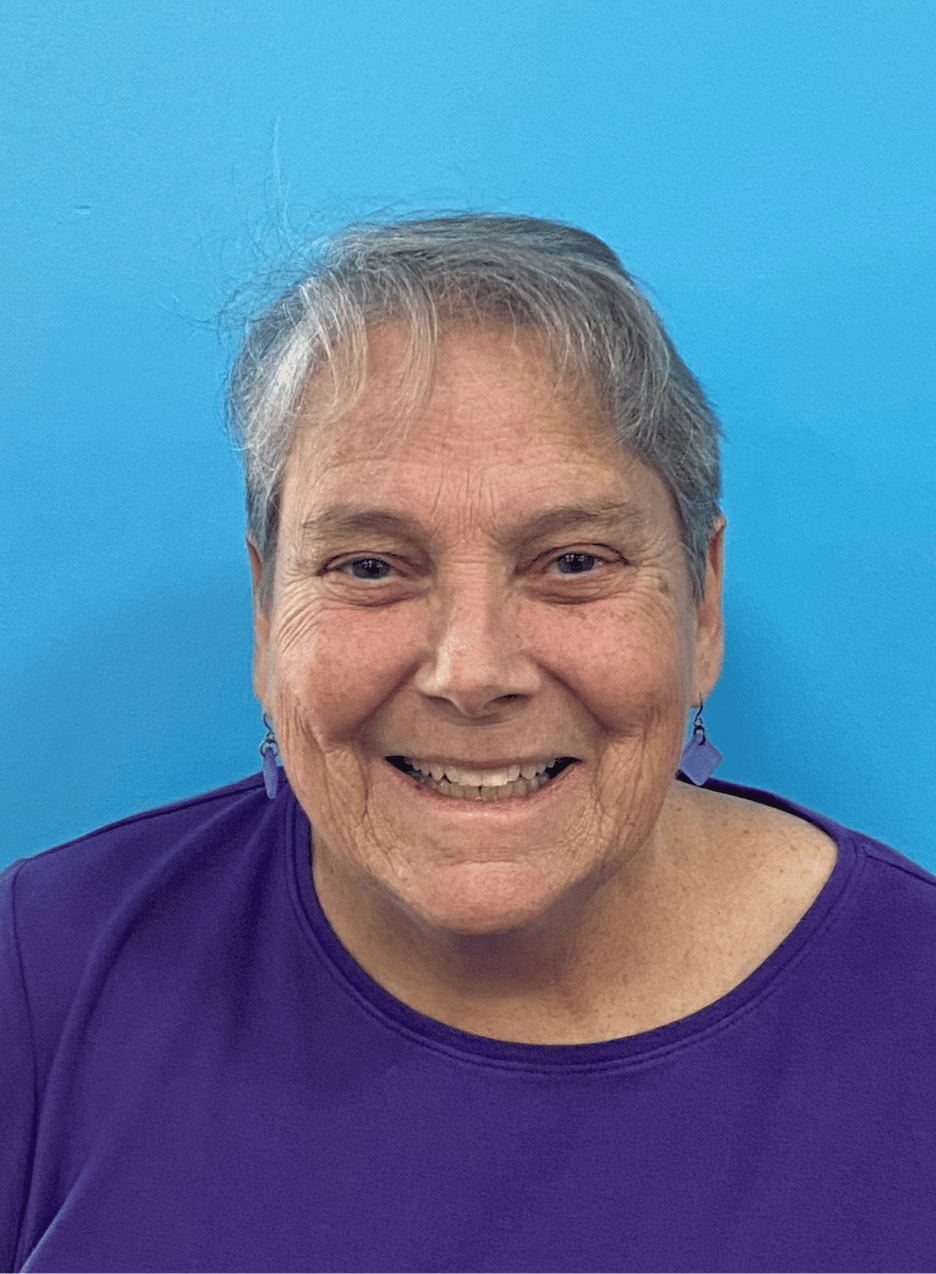 Mary volunteer Photo Photo of Lakes Region Library volunteer, Mary.