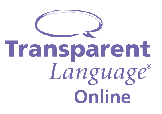 Transparent Language Online - Block Logo Purple